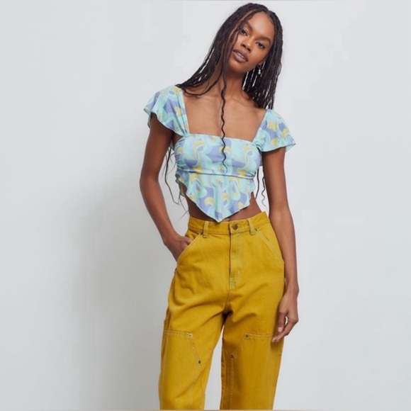 Urban Outfitters boho crop top. Size L - Picture 5 of 6